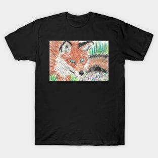 Cute  fox  art T-Shirt